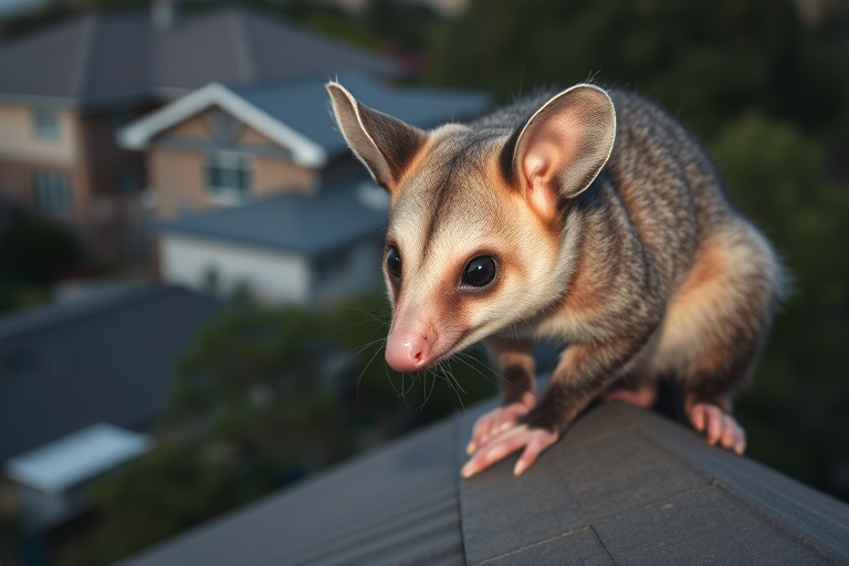 Possum in Taylors lakes residential area