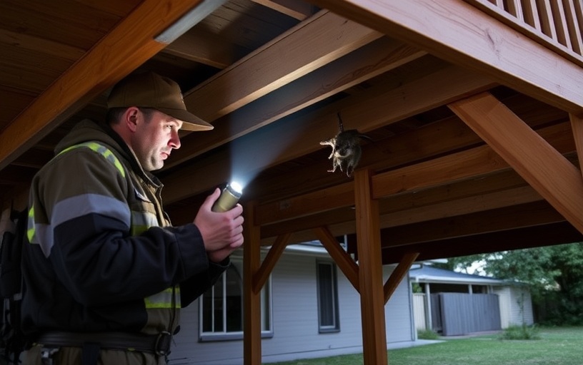 Under Deck Possum Removal in Taylors lakes
